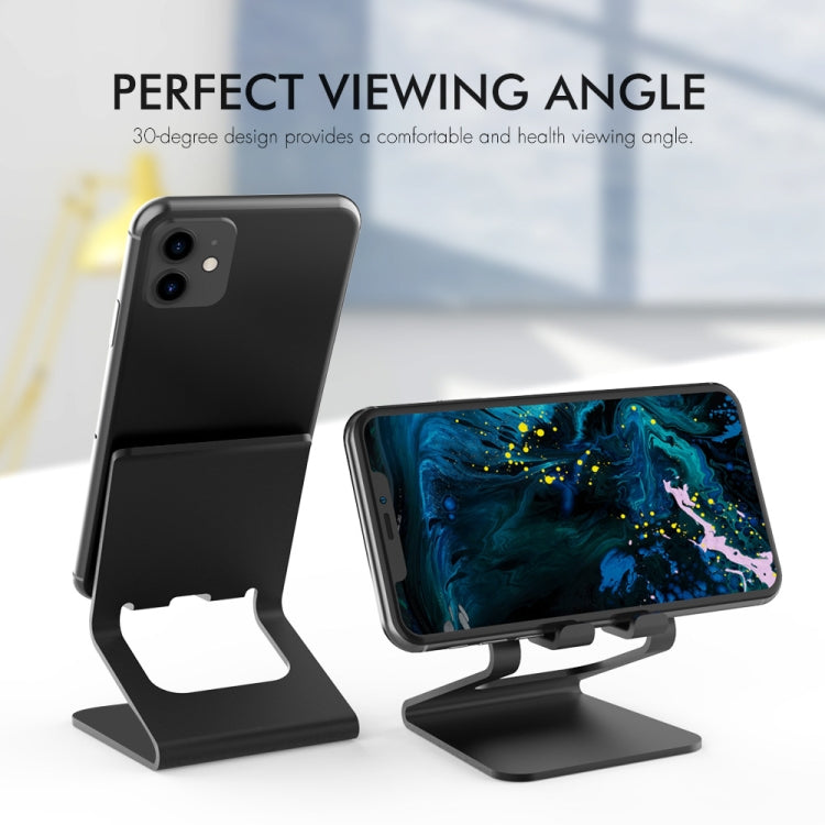 AhaStyle ST02 Mobile Phone Aluminum Alloy Fixed Bracket Storage Charging Base(Black) - free shipping - PMC TechLife - Order now!