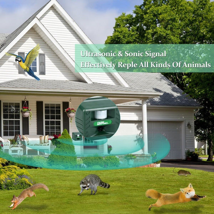 SK131 Garden Outdoor Ultrasonic Rat Repeller Snake Repelle Farm Animal Driving Device(US Plug) - Outdoor Insect Repellent by PMC TechLife | Online Shopping South Africa | PMC TechLife | Buy Now Pay Later Mobicred