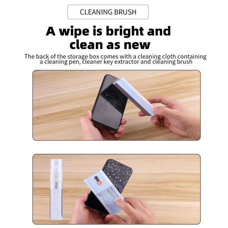 Q6S 10-in-1 Bluetooth Headphone Cleaning Pen Mobile Computer Keyboard Screen Digital Camera Cleaning Kit(Pink) - Other Accessories by PMC TechLife | Online Shopping South Africa | PMC TechLife