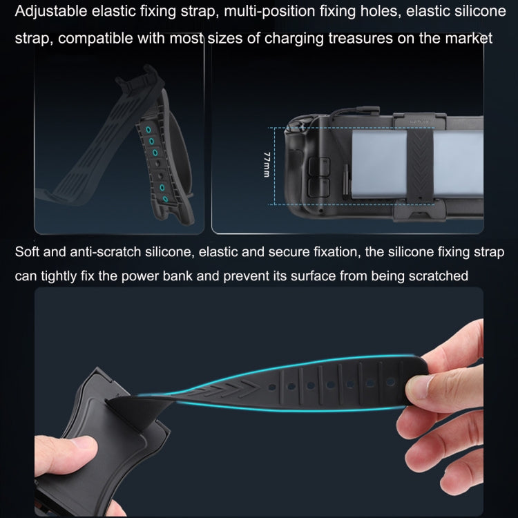 Hifylux ST-BF27 For Steam Deck Game Console Charging Treasure Base Mobile Power Desktop Bracket(Black) - Other Accessories by PMC TechLife | Online Shopping South Africa | PMC TechLife | Buy Now Pay Later Mobicred