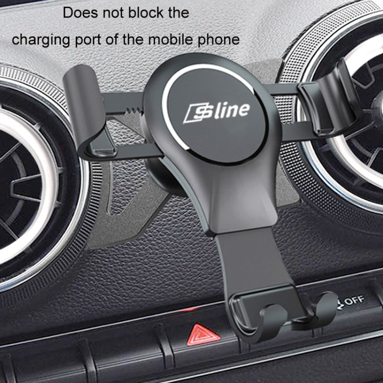 For Audi Car Strong Magnetic Phone Holder(Q2L Stand 1 Black) - Car Holders by PMC TechLife | Online Shopping South Africa | PMC TechLife