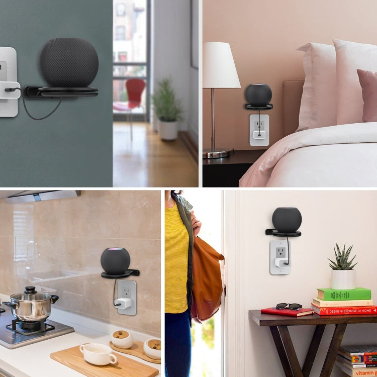 For Apple HomePod Mini AhaStyle PT149 Smart Speaker Stand(White) - Speaker Bracket by AhaStyle | Online Shopping South Africa | PMC TechLife