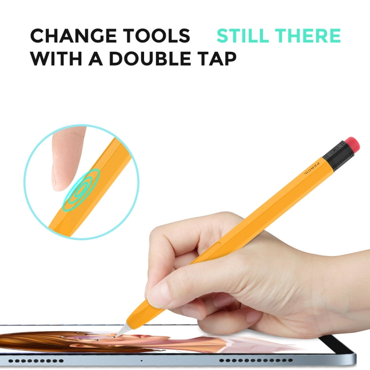 For Apple Pencil 1 AhaStyle PT180-2 Silicone Protective Case Anti-Slip And Anti-Drop Capacitive Pen Case(Sky Blue) - free shipping - PMC TechLife - Order now!