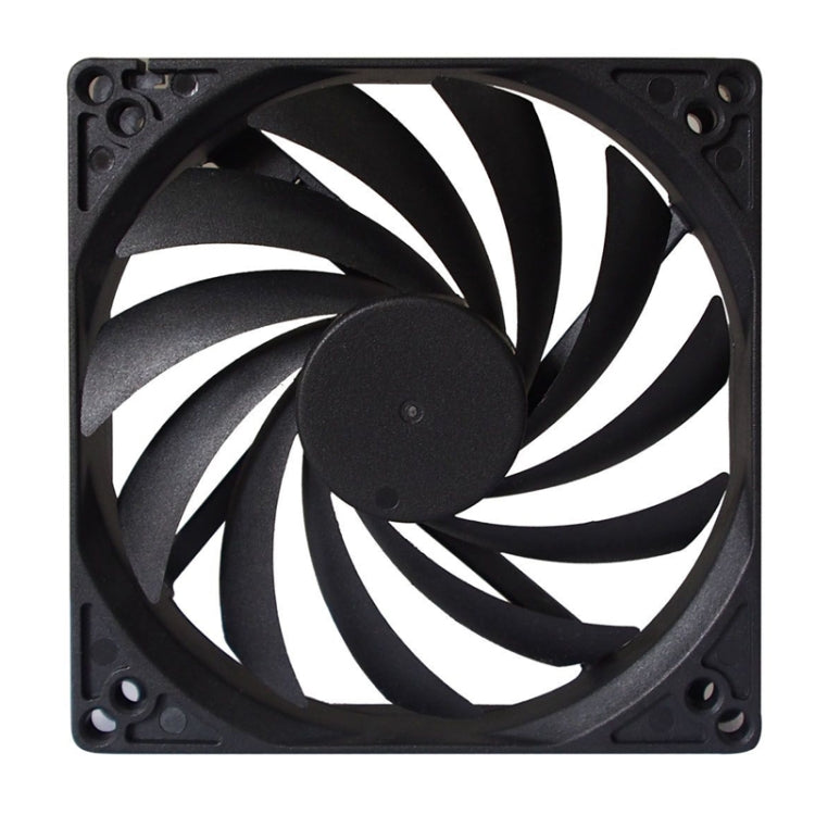 FANNER Ice Soul F10015 Desktop Computer Radiator PWM Intelligent Speed Regulation Ultra-thin Chassis Fan(Black) - Fan Cooling by FANNER | Online Shopping South Africa | PMC TechLife | Buy Now Pay Later Mobicred