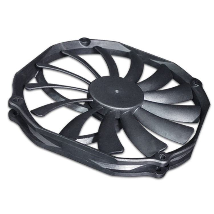 FANNER Ice Soul F14015 4PIN PWM Ultra-thin Chassis Fan Desktop Computer Radiator(Black) - free shipping - PMC TechLife - Order now!