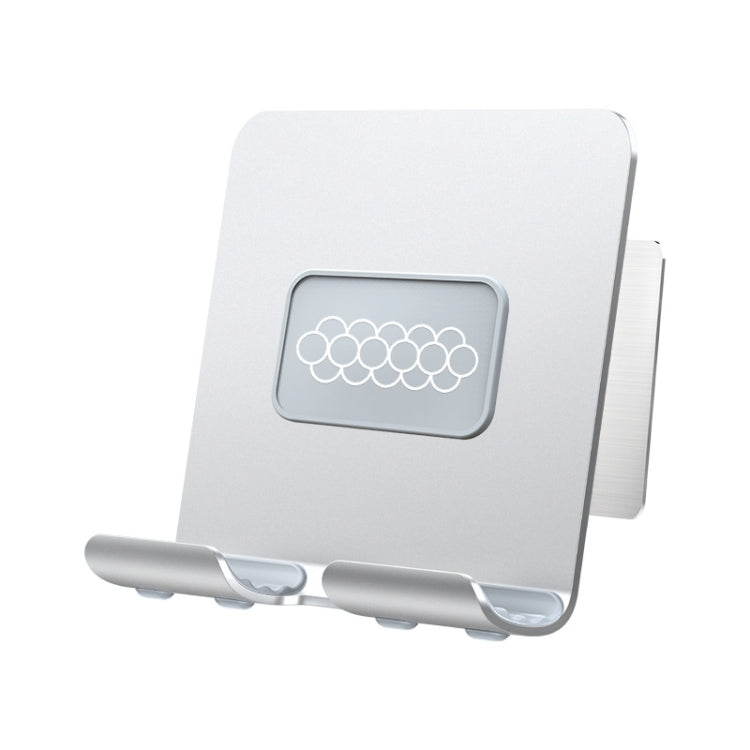 B87 Punch-free Tablet PC Aluminum Alloy Bracket Bathroom Kitchen Adhesive Wall Phone Holder(Silver Gray) - Hand-Sticking Bracket by PMC TechLife | Online Shopping South Africa | PMC TechLife