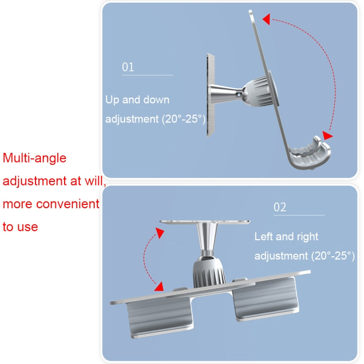 B87 Punch-free Tablet PC Aluminum Alloy Bracket Bathroom Kitchen Adhesive Wall Phone Holder(Silver Gray) - Hand-Sticking Bracket by PMC TechLife | Online Shopping South Africa | PMC TechLife