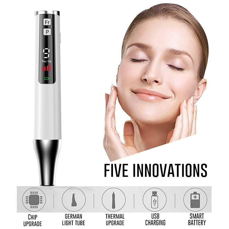 AA-A401 Small Freckle and Mole Removal Pen Tattoo and Eyebrow Removal Beauty Instrument, Color: Red Light Plug-in - Clothing & Beauty by PMC TechLife | Online Shopping South Africa | PMC TechLife