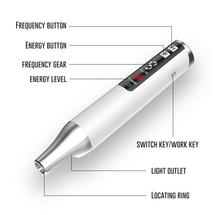 AA-A401 Small Freckle and Mole Removal Pen Tattoo and Eyebrow Removal Beauty Instrument, Color: Red Light Battery - Clothing & Beauty by PMC TechLife | Online Shopping South Africa | PMC TechLife
