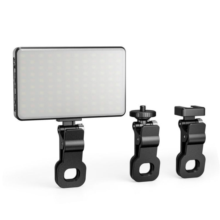 ST-120C Mobile Phone Tablet Clip Fill Light Selfie Live Camera Portable Camera Lighting(Black) - Selfie Light by PMC TechLife | Online Shopping South Africa | PMC TechLife