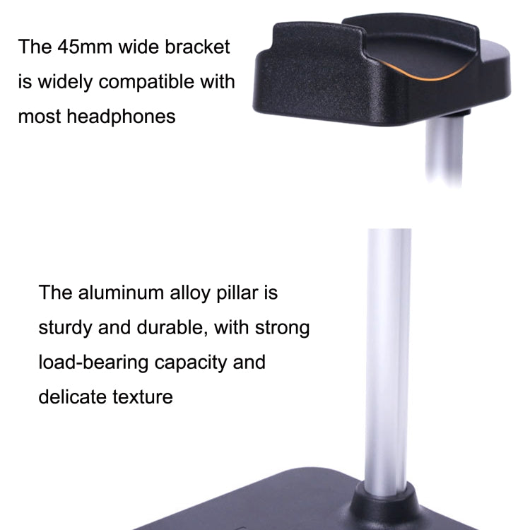 For AirPods Max Hifylux AP-HF5 Headphone Stand Mobile Phone Holder Storage Box(Black) - Anti-lost & Holder by Hifylux | Online Shopping South Africa | PMC TechLife | Buy Now Pay Later Mobicred