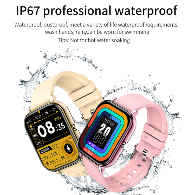 H10 1.69 inch Screen Bluetooth Call Smart Watch, Support Heart Rate/Blood Pressure/Sleep Monitoring, Color: Yellow - Smart Wear by PMC TechLife | Online Shopping South Africa | PMC TechLife