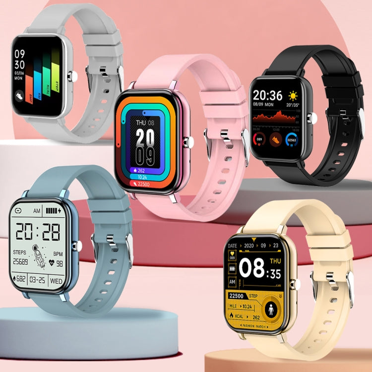 H10 1.69 inch Screen Bluetooth Call Smart Watch, Support Heart Rate/Blood Pressure/Sleep Monitoring, Color: Blue Net+Silicone - Smart Wear by PMC TechLife | Online Shopping South Africa | PMC TechLife