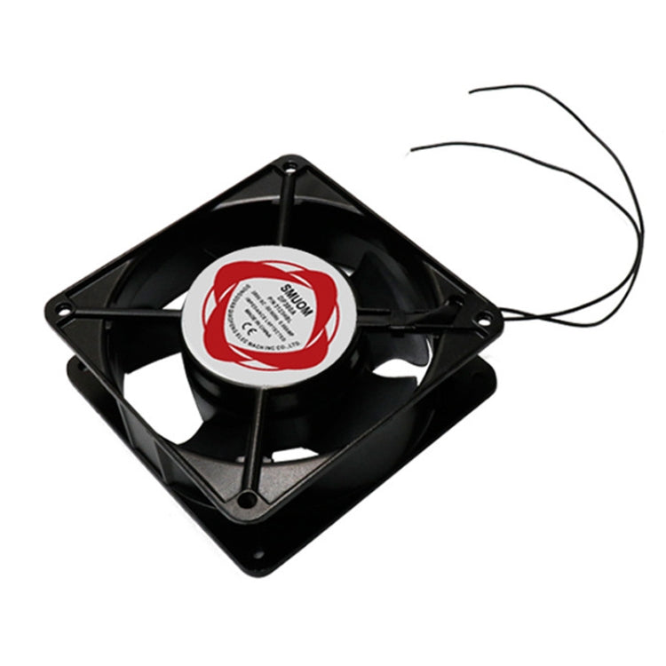 12cm 220V Cabinet Solder Smoke Exhaust Cooling Fan(Black) - Fan Cooling by PMC TechLife | Online Shopping South Africa | PMC TechLife | Buy Now Pay Later Mobicred
