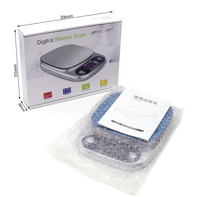 Small Multifunctional Kitchen High Precision Electronic Scale LCD Digital Display Food Scale, Model: 5kg/ 0.1g - Kitchen Scales by PMC TechLife | Online Shopping South Africa | PMC TechLife | Buy Now Pay Later Mobicred