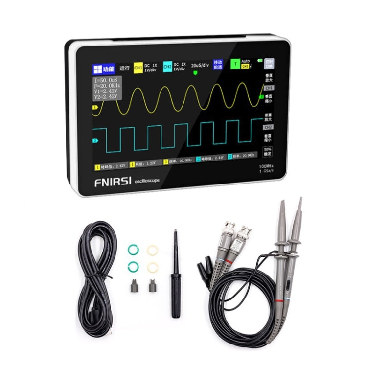 FNIRSI 1013D 1GS Sampling Dual Channel 100M Bandwidth Digital Oscilloscope, US Plug(English) - free shipping - PMC TechLife - Order now!
