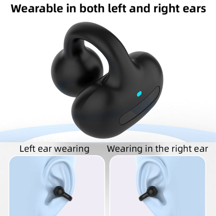 M-S8 Wireless Stereo Single Ear Clip-on Bluetooth Earphone(Pink) - Bluetooth Earphone by PMC TechLife | Online Shopping South Africa | PMC TechLife