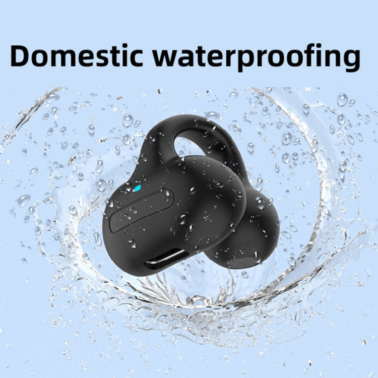 M-S8 Wireless Stereo Single Ear Clip-on Bluetooth Earphone(Gray) - Bluetooth Earphone by PMC TechLife | Online Shopping South Africa | PMC TechLife