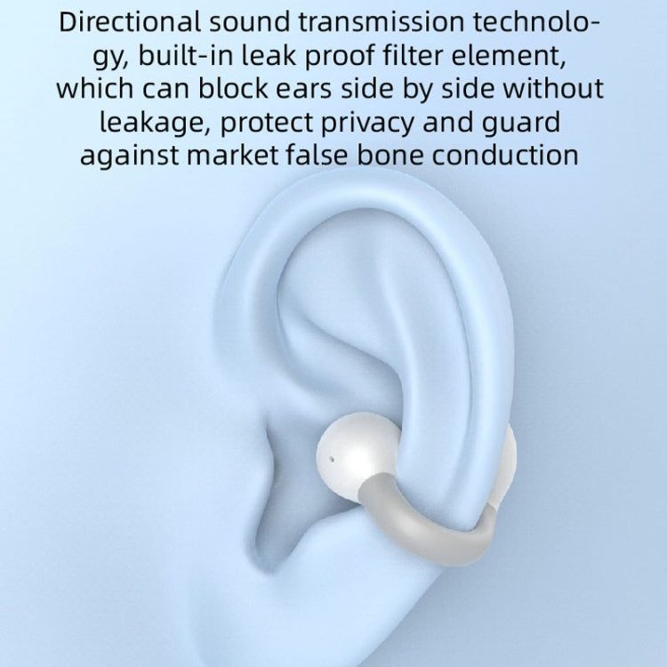 M-S8 Wireless Stereo Single Ear Clip-on Bluetooth Earphone(Blue) - Bluetooth Earphone by PMC TechLife | Online Shopping South Africa | PMC TechLife