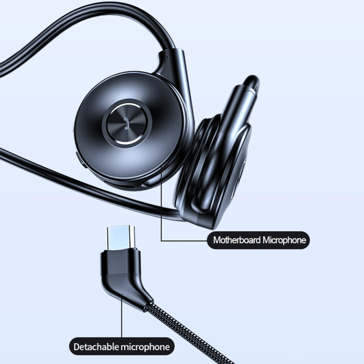 M1 Stereo Sound Running Sports Bone Conduction Bluetooth Earphones With Microphone(Black) - Neck-mounted Earphone by PMC TechLife | Online Shopping South Africa | PMC TechLife