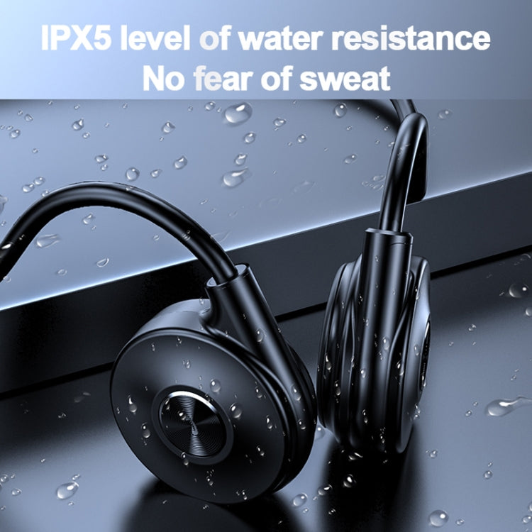 M1 Stereo Sound Running Sports Bone Conduction Bluetooth Earphones With Microphone(Black) - Neck-mounted Earphone by PMC TechLife | Online Shopping South Africa | PMC TechLife