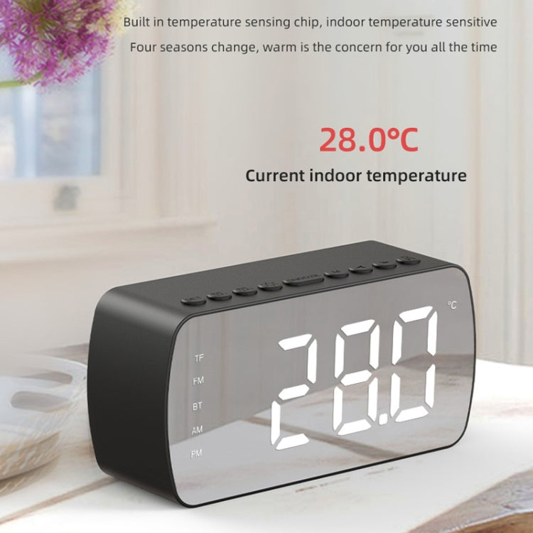 Q5 Outdoor Portable Card Bluetooth Speaker Small Clock Radio, Color: White 1400mAh - Mini Speaker by PMC TechLife | Online Shopping South Africa | PMC TechLife