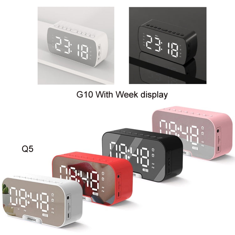 Q5 Outdoor Portable Card Bluetooth Speaker Small Clock Radio, Color: Black 1400mAh - Mini Speaker by PMC TechLife | Online Shopping South Africa | PMC TechLife