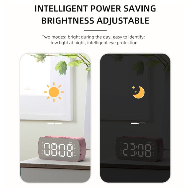 Q5 Outdoor Portable Card Bluetooth Speaker Small Clock Radio, Color: Black 1400mAh - Mini Speaker by PMC TechLife | Online Shopping South Africa | PMC TechLife