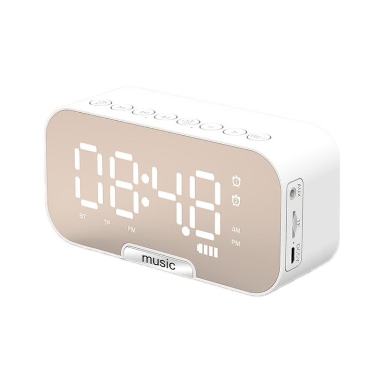 Q5 Outdoor Portable Card Bluetooth Speaker Small Clock Radio, Color: White 1400mAh - Mini Speaker by PMC TechLife | Online Shopping South Africa | PMC TechLife