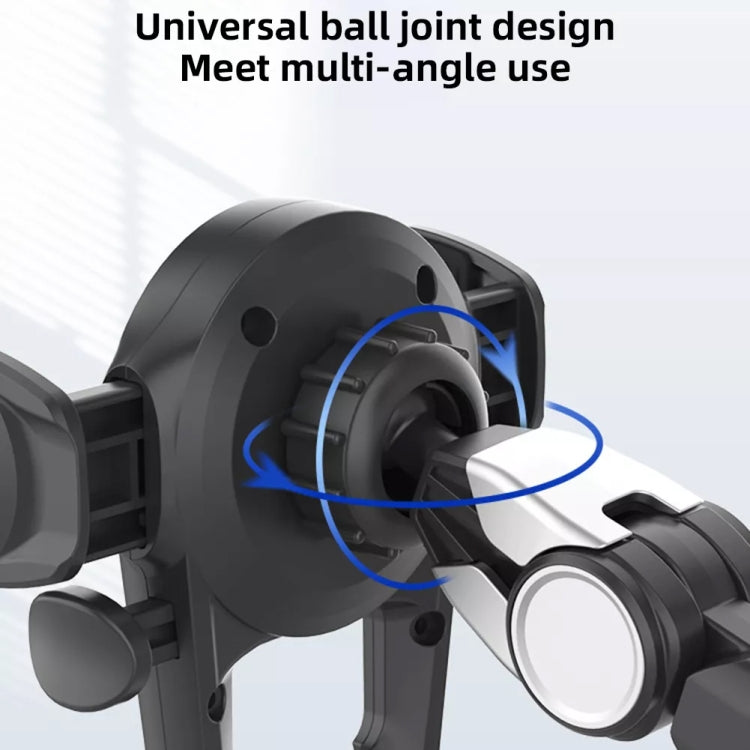 ZJ137 Suction Cup Car Phone Holder 2 In 1 Number Plate Phone Stand Truck Phone Mount(Black) - Car Holders by PMC TechLife | Online Shopping South Africa | PMC TechLife