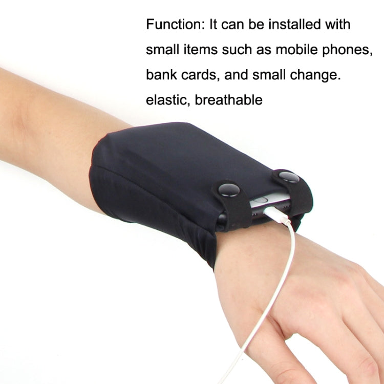 7 Inch Mobile Phone Outdoor Sports Wrist Bag Elastic Close-fitting Mini Arm Bag(Rose Red) - free shipping - PMC TechLife - Order now!