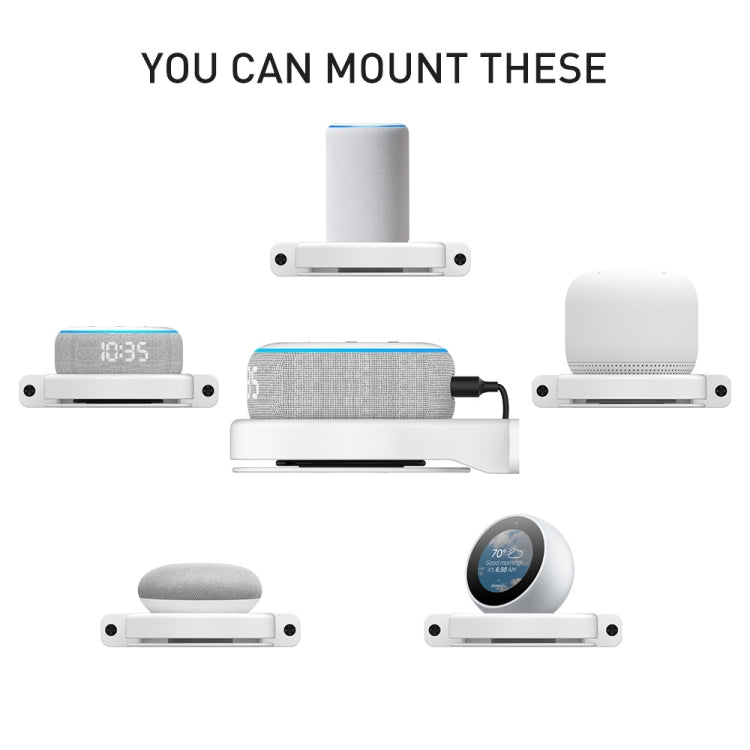 For Google Wifi AhaStyle DD96 Stand Wall Storage Stand(White) - Speaker Bracket by AhaStyle | Online Shopping South Africa | PMC TechLife