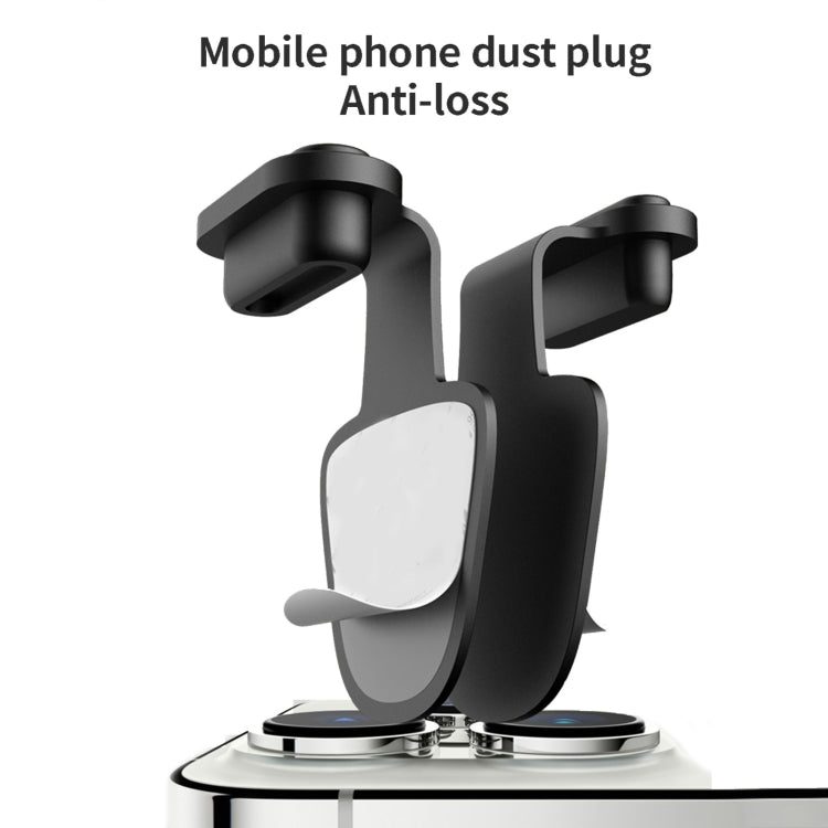 10pcs 8 Pin  Mobile Phone Charging Port Silicone Anti-Dust Plug Back-adhesive Loss-proof Cover(Black) - Anti-dust & Ear Caps by PMC TechLife | Online Shopping South Africa | PMC TechLife