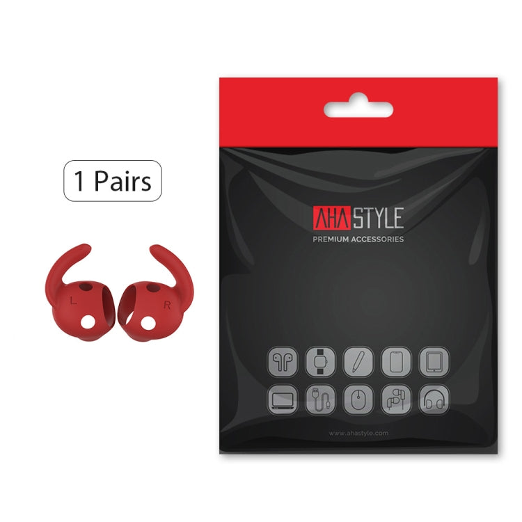 For Beats Studio Buds AhaStyle PT172 Earphone Silicone Ear Caps, Style: Earcap (Red) - Anti-dust & Ear Caps by AhaStyle | Online Shopping South Africa | PMC TechLife