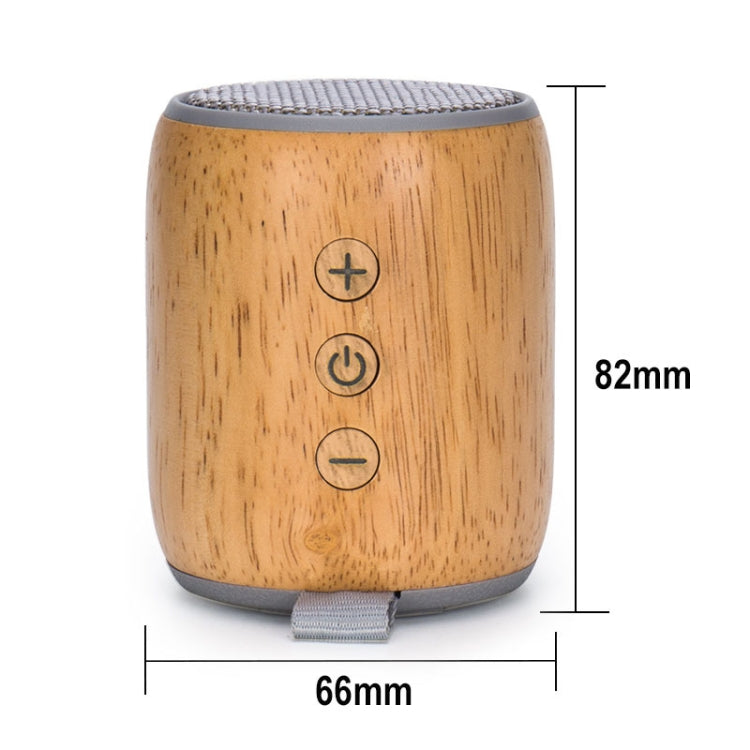 BT811 Mini Wooden Wireless Bluetooth Speaker Support TF Card & 3.5mm AUX(Black) - Mini Speaker by PMC TechLife | Online Shopping South Africa | PMC TechLife | Buy Now Pay Later Mobicred