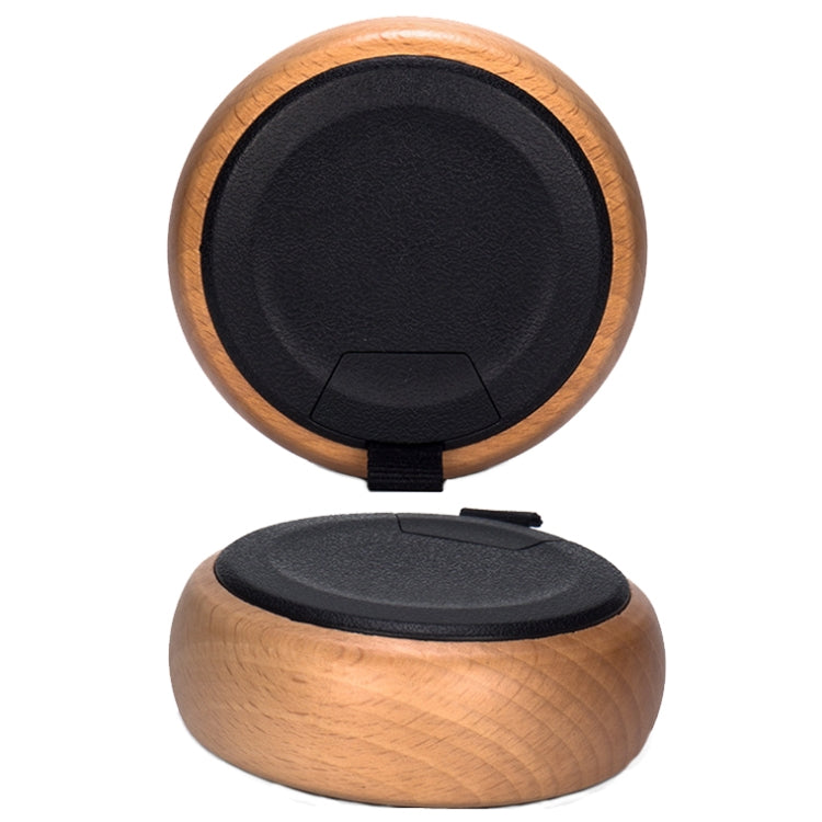 BT810 Small Outdoor Portable Wooden Bluetooth Speaker Support TF Card & 3.5mm AUX(Black) - Mini Speaker by PMC TechLife | Online Shopping South Africa | PMC TechLife