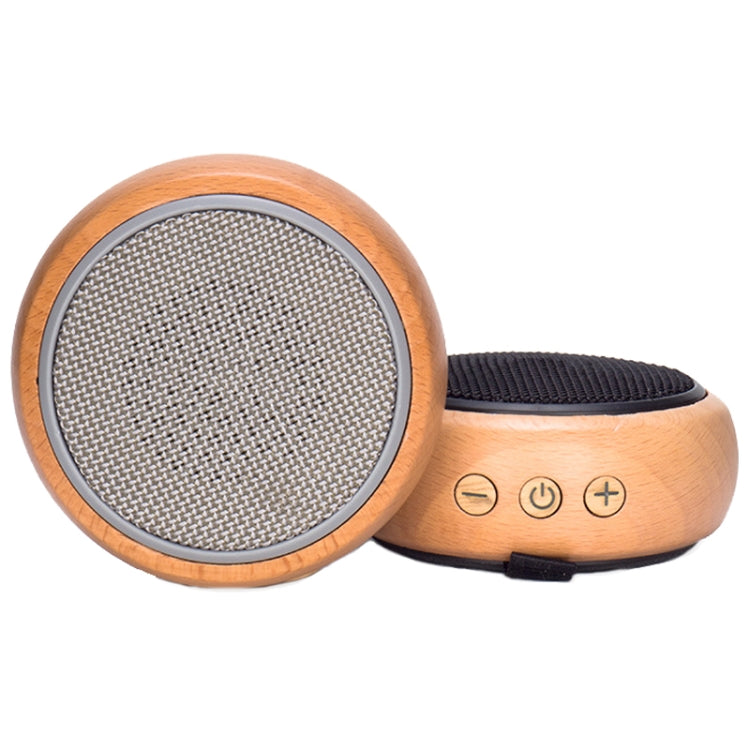 BT810 Small Outdoor Portable Wooden Bluetooth Speaker Support TF Card & 3.5mm AUX(Black) - Mini Speaker by PMC TechLife | Online Shopping South Africa | PMC TechLife
