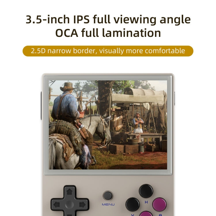 ANBERNIC RG35XX 3.5-inch Retro Handheld Game Console Open Source Game Player  64G+128G 13000+ Games(Grey) - free shipping - PMC TechLife - Order now!