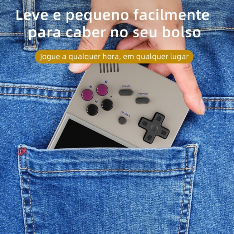 ANBERNIC RG35XX 3.5-inch Retro Handheld Game Console Open Source Game Player  64G+128G 13000+ Games(Purple) - free shipping - PMC TechLife - Order now!