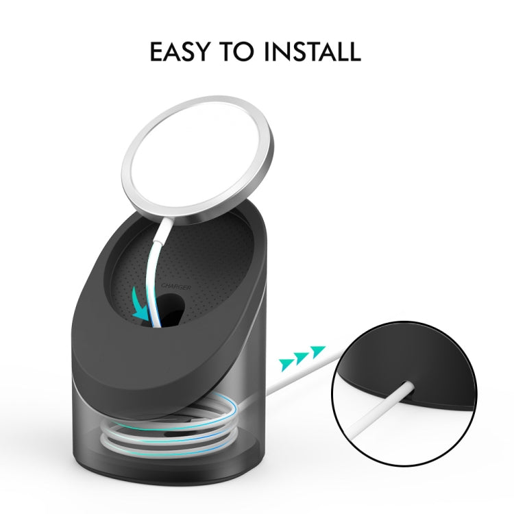 For iPhone12/13/14 Series AhaStyle PT134 Magnetic Charging Stand(Pink) - free shipping - PMC TechLife - Order now!