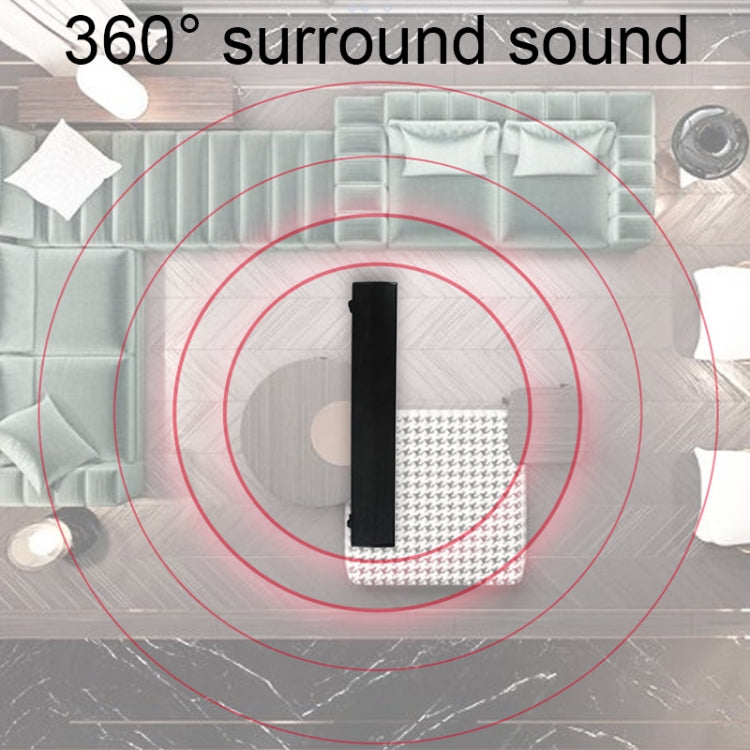 BT809S Desktop Long Gaming Bluetooth Speaker Computer USB Plug-in Intelligent Ambient Light Audio(Black) - Desktop Speaker by PMC TechLife | Online Shopping South Africa | PMC TechLife