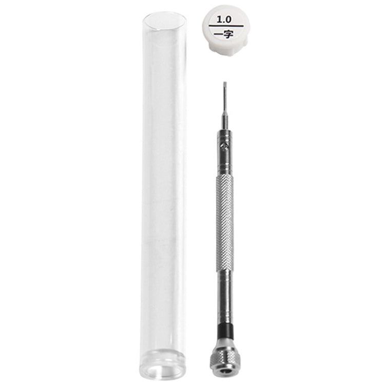 LSD5120 Repair Watch Glasses Stainless Steel Screwdriver Precision Watch Screwdriver Tool 1.0 Straight (Black) - Watch Repair Tools by PMC TechLife | Online Shopping South Africa | PMC TechLife