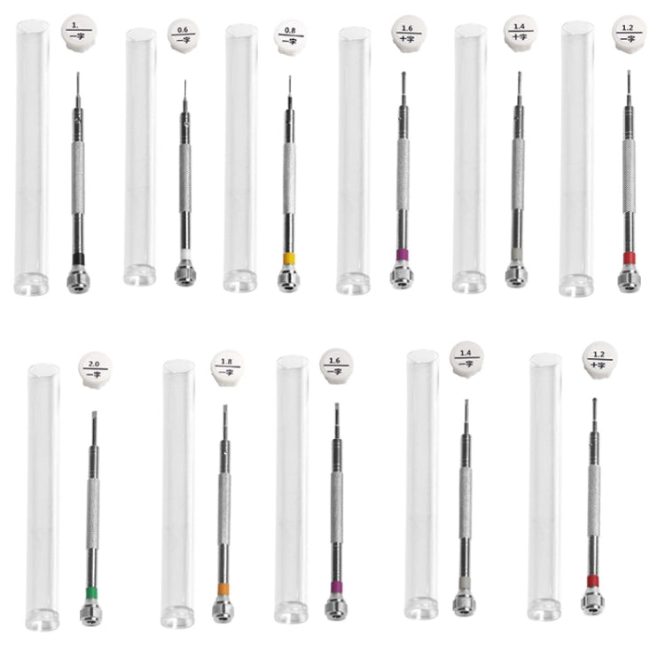 LSD5120 Repair Watch Glasses Stainless Steel Screwdriver Precision Watch Screwdriver Tool 1.8 Straight (Orange) - Watch Repair Tools by PMC TechLife | Online Shopping South Africa | PMC TechLife
