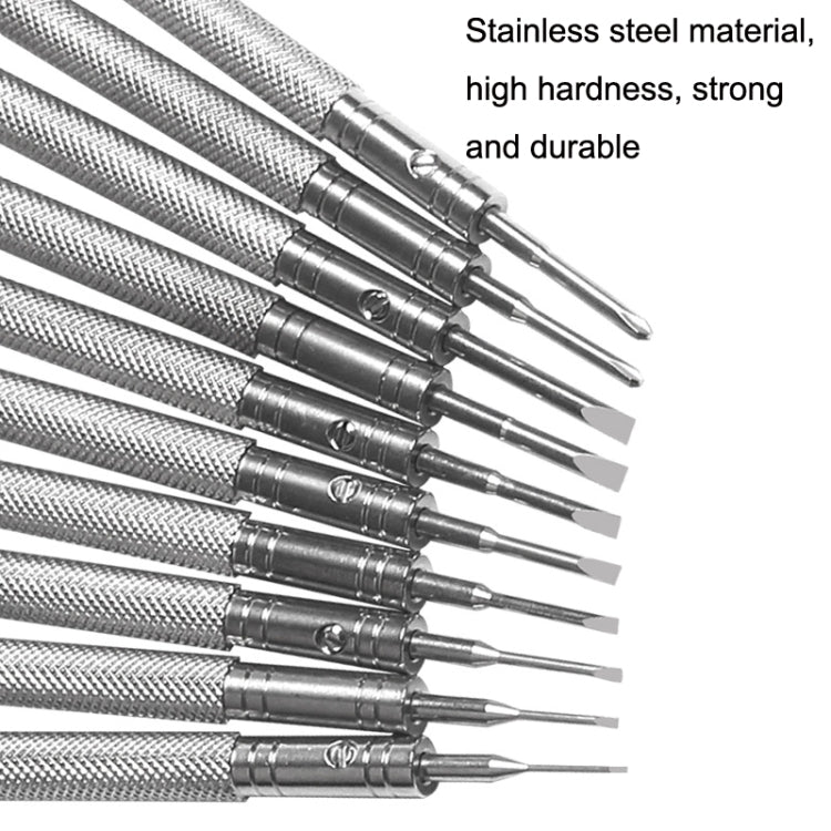 LSD5120 Repair Watch Glasses Stainless Steel Screwdriver Precision Watch Screwdriver Tool 1.2 Phillips (Red) - Watch Repair Tools by PMC TechLife | Online Shopping South Africa | PMC TechLife