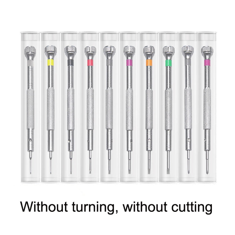 LSD5120 Repair Watch Glasses Stainless Steel Screwdriver Precision Watch Screwdriver Tool 1.4 Phillips (Gray) - Watch Repair Tools by PMC TechLife | Online Shopping South Africa | PMC TechLife