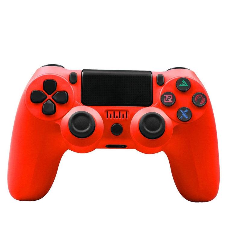 For PS4 Wireless Bluetooth Game Controller With Light Strip Dual Vibration Game Handle(Red) - Gamepads by PMC TechLife | Online Shopping South Africa | PMC TechLife