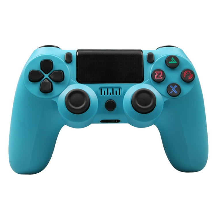 For PS4 Wireless Bluetooth Game Controller With Light Strip Dual Vibration Game Handle(Blue) - Gamepads by PMC TechLife | Online Shopping South Africa | PMC TechLife
