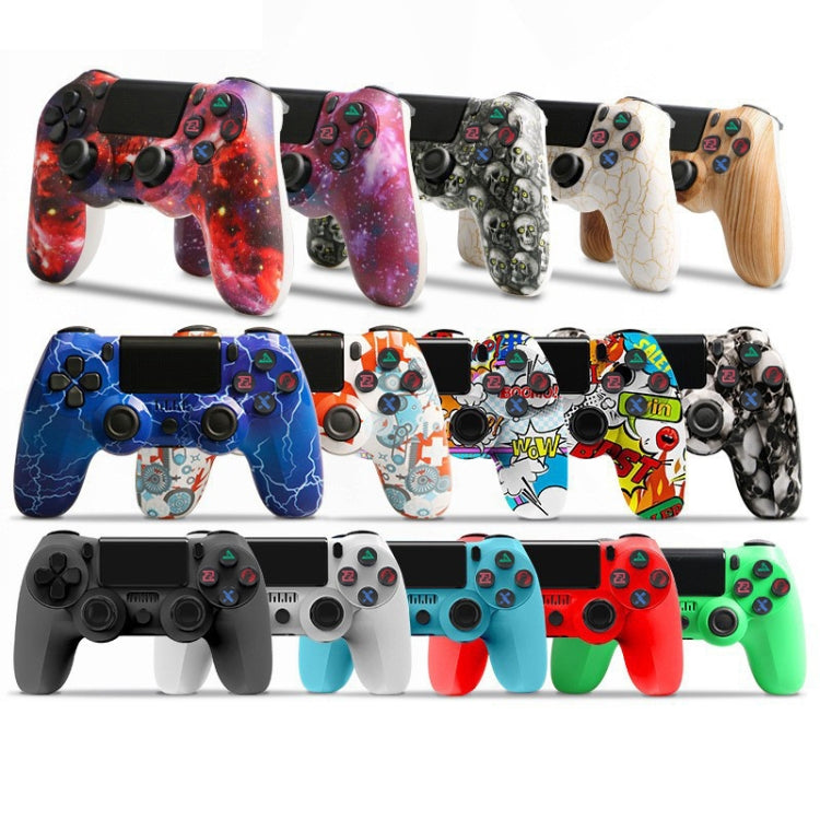 For PS4 Wireless Bluetooth Game Controller With Light Strip Dual Vibration Game Handle(Blue) - Gamepads by PMC TechLife | Online Shopping South Africa | PMC TechLife