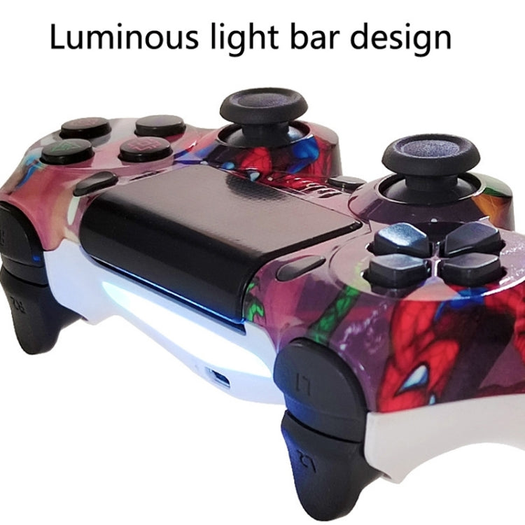 For PS4 Wireless Bluetooth Game Controller With Light Strip Dual Vibration Game Handle(Hulk) - Gamepads by PMC TechLife | Online Shopping South Africa | PMC TechLife