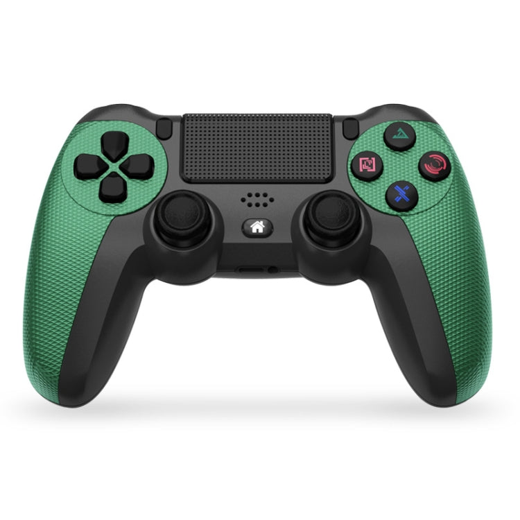 KM048 For PS4 Bluetooth Wireless Gamepad Controller 4.0 With Light Bar(Cangling Green) - Gamepads by PMC TechLife | Online Shopping South Africa | PMC TechLife